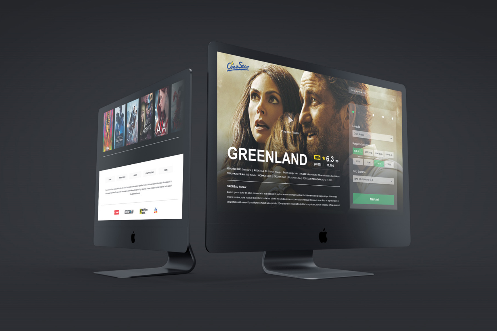 CineStar Web & App project