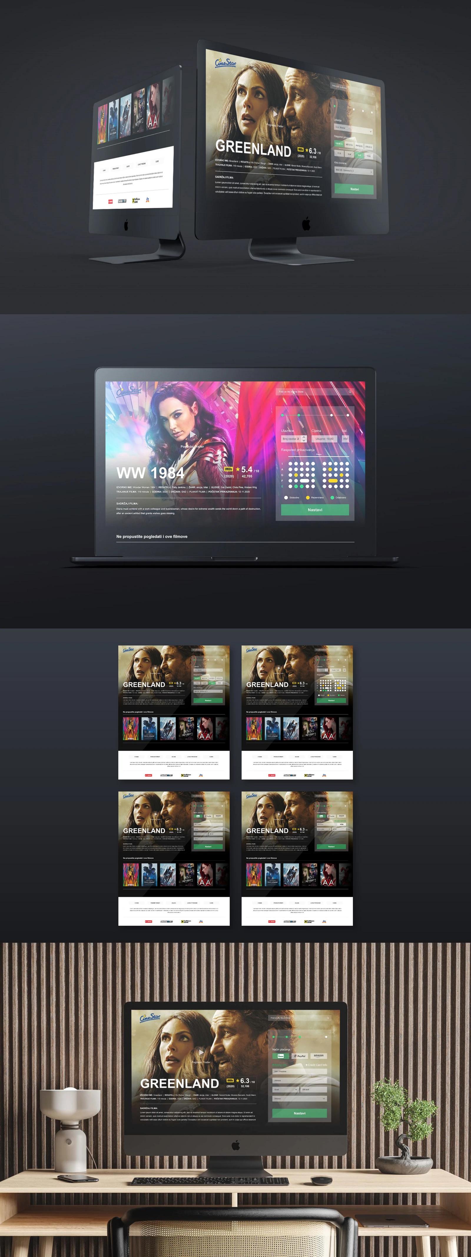 CineStar Web & App — complete project presentation