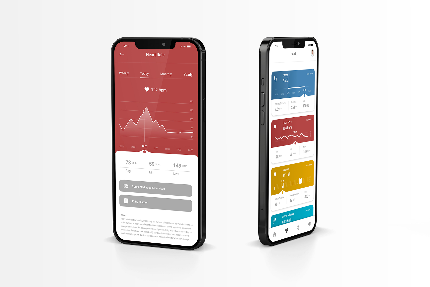 Mobile app UI design project